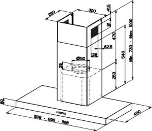 Okap Faber NAS RTV AGD Okap przyścienny Faber STILO COMFORT WH MATT 60 2