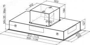 Okap Faber NAS RTV AGD Okap sufitowy HEAVEN 2.0 X 90 KL Inox 2