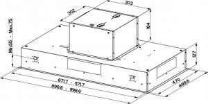Okap Faber NAS RTV AGD Okap sufitowy HEAVEN AIR X KL 90 Inox 2