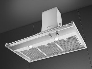 Okap Smeg NAS RTV AGD Okap przyścienny Smeg KD90HXE 781 m/h 90cm Stal 3