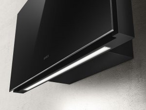 Okap Elica NAS RTV AGD Okap naścienny Elica PLAT BL/F/80 Czarne szkło 3