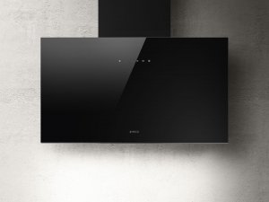 Okap Elica NAS RTV AGD Okap naścienny Elica PLAT BL/F/80 Czarne szkło 4