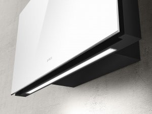 Okap Elica NAS RTV AGD Okap naścienny Elica PLAT WH/F/55 Białe szkło LED 4