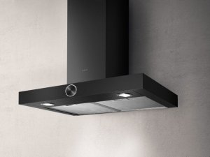 Okap Elica NAS RTV AGD Okap ścienny LOL BL/A/60 czarny 60cm Moon 2