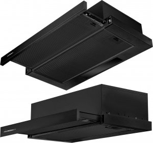 Okap Berdsen Okap kuchenny podszafkowy - 60 cm Berdsen BE-60-LW czarny 11