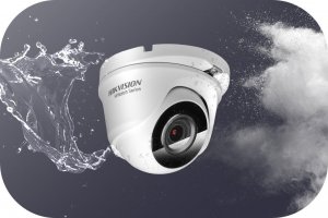 Hikvision UTP Skrętka Monitoring 4MPx rejestrator 4 kanałowy + 3 x kamera HWT-T240-M 1TB Samodzielny montaż 7
