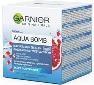 Garnier Aqua Bomb Krem-żel regenerujący na noc 50ml 1