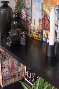 D-c-Fix Okleina Meblowa Drewnopodobna Czarne Drewno Na Meble Szafkę Regał 67x240 4