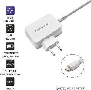 Zasilacz do laptopa Qoltec 65 W, 3.25 A, 5 V (51039) 2