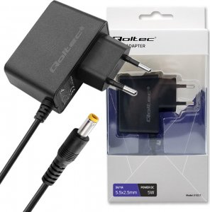 Zasilacz do laptopa Qoltec Zasilacz wtyczkowy 5W | 5V | 1A | 5.5*2.5 6