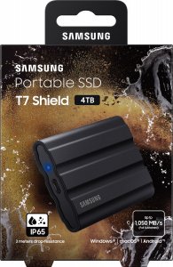 Dysk zewnętrzny SSD Samsung T7 Shield 4TB Czarny (MU-PE4T0S/EU) 8