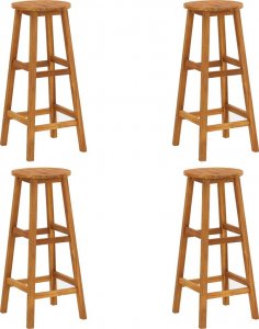 vidaXL 5-cz. zestaw mebli ogrodowych, lite drewno akacjowe 5