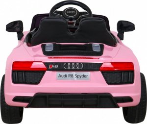 Audi Auto na akumulator R8 dla dziecka różowe 6