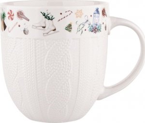 Altom Design Kubek do kawy i herbaty porcelanowy Xmas Tree 500 ml 1