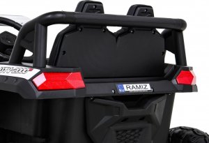 Ramiz Auto na akumulator Buggy UTV 2000M Racing Biały 6