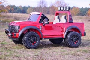 Import SUPER-TOYS AUTO NA AKUMULATOR ORYGINALNY FORD SUPER DUTY 4X4,24V,LAKIER WALIZKA, PRZESUWANE SIEDZENIE/SX2088 21