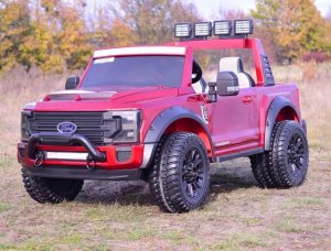 Import SUPER-TOYS AUTO NA AKUMULATOR ORYGINALNY FORD SUPER DUTY 4X4,24V,LAKIER WALIZKA, PRZESUWANE SIEDZENIE/SX2088 23