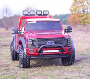 Import SUPER-TOYS AUTO NA AKUMULATOR ORYGINALNY FORD SUPER DUTY 4X4,24V,LAKIER WALIZKA, PRZESUWANE SIEDZENIE/SX2088 25