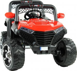 Szomik.pl Auto na akumulator dla dzieci 4x4 skóra EVA pilot 3