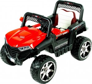 Szomik.pl Auto na akumulator dla dzieci 4x4 skóra EVA pilot 4