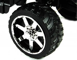 Szomik.pl Auto na akumulator dla dzieci 4x4 skóra EVA pilot 5