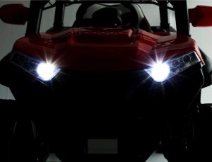 Szomik.pl Auto na akumulator dla dzieci 4x4 skóra EVA pilot 8