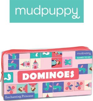 Mudpuppy Mudpuppy Gra Domino Księżniczka w podróżnym opakowaniu - MP49209 1