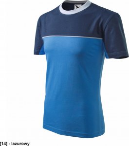 MALFINI Colormix 109 - ADLER - Koszulka unisex, 200 g/m2, 100% bawełna, - lazurowy XL 2