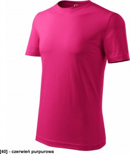 MALFINI Classic New 132 - ADLER - Koszulka męska, 145 g/m2 - czerwień purpurowa M 2