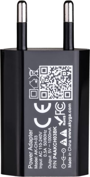 Ładowarka Akyga AK-CH-03BK 1x USB-A 1 A (AK-CH-03BK) 4