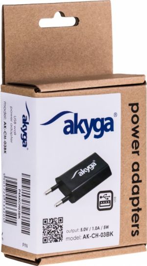 Ładowarka Akyga AK-CH-03BK 1x USB-A 1 A (AK-CH-03BK) 5