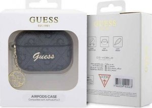 Guess Etui Guess GUAP2G4GSMK Apple AirPods Pro 2 czarny/black 4G Charm Collection 4