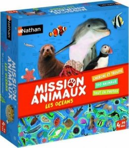 Nathan Gra Planszowa Nathan Mission Animals Oceans (FR) 1