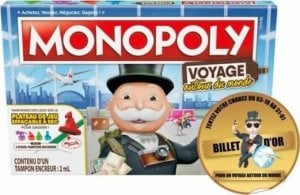 Monopoly Gra Planszowa Monopoly Voyage Autour du monde (FR) 1