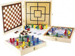 Cartamundi JEUJURA Wooden Box 100 Tradycyjne gry planszowe 1