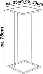 Articasa Arti Casa - Stolik boczny, pomocnik (czarny) 5