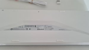 Klawiatura Cherry DW 9100 SLIM klawiatura RF Wireless + Bluetooth czeski, słowacki Srebrny 16