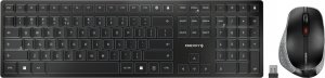 Klawiatura + mysz Cherry CHERRY DW 9500 SLIM klawiatura Dołączona myszka RF Wireless + Bluetooth QWERTZ Czeski, Słowacki Czarny, Szary 1