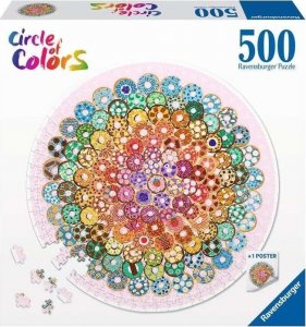 Ravensburger Puzzle 500 Paleta kolorów: donuty 1
