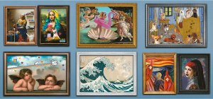 Trefl Puzzle 9000 element?w UFT Nie tak klasyczna kolekcja sztuki 2