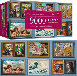 Trefl Puzzle 9000 element?w UFT Nie tak klasyczna kolekcja sztuki 4