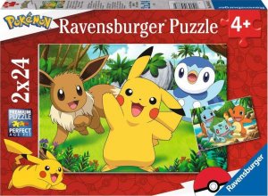 Ravensburger Ravensburger Childrens puzzle Pikachu and his friends (2x 24 pieces) 1