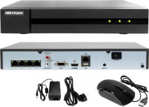Kamera IP Hikvision Zestaw do monitoringu IP Hikvision 4MPx IR 30m HWN-4104MH-4P 4x HWI-B140H 3