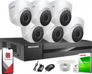 Kamera IP Hikvision Zestaw do monitoringu IP 6x IPCAM-T4 4MPx IR 30m Hikvision 1
