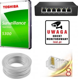 Kamera IP BCS Monitoring IP 5MPx BCS Basic 2K  1TB H265 3x BCS-B-EIP15FR3(2.0) 2.8mm IR 30m 4