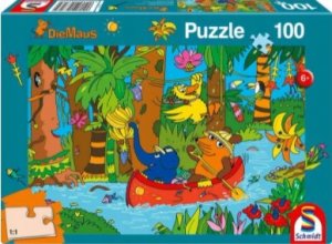 Schmidt Spiele Schmidt Spiele Die Maus: In the jungle, jigsaw puzzle (100 pieces) 1