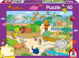 Schmidt Spiele Schmidt Spiele The mouse: in the zoo, jigsaw puzzle (60 pieces) 1
