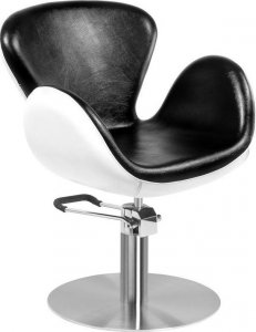 Activeshop Gabbiano fotel fryzjerski Amsterdam czarno-biały 1