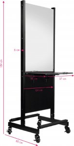 Activeshop Gabbiano mobilna dwustronna konsola fryzjerska RA-006 6