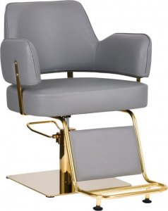 Activeshop Gabbiano fotel fryzjerski Linz złoto szary 1